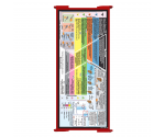 WhiteCoat Clipboard® Trifold - Red Food Industry Edition